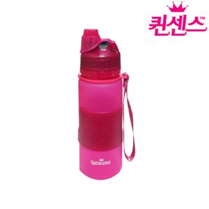 퀸센스 플렉시블 실리콘 물병 0.35L_보온병 텀블러 보온물병