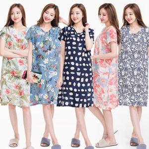 이라인 워너비 인견 반팔원피스 (~2XL) 빅사이즈