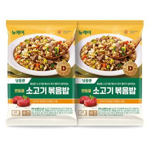[대상웰라이프] 뉴케어 당플랜 렌틸콩 소고기 볶음밥 300g, 12개 /맛있어서 인기 많은 건강볶음밥
