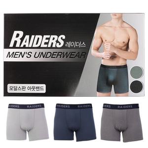 [TRY]남성 레이더스즈로즈팬티D2유색C3매 모달스판 아웃밴드