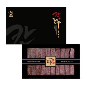 [칸육포] 프리미엄 수제 한우육포 선물세트 600g+쇼핑백