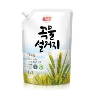 [XBK948M3_48]트리오 곡물설거지 우리밀 주방세제 리필팩 1