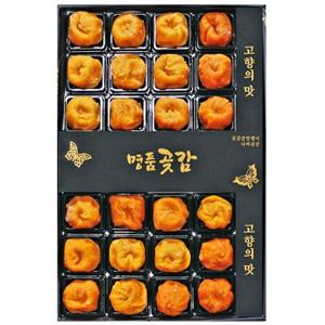 광양 곶감 선물세트 24과 밀수감 월하시 토종감 + 보자기