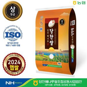 [출고당일도정] 2024년산 당진해나루 당찬쌀 상등급 20kg(당진해나루쌀농협)