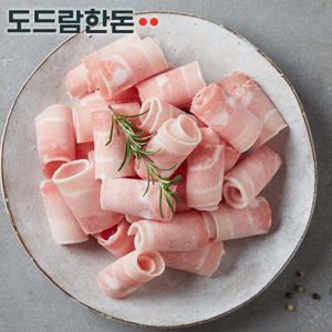 [도드람한돈] 냉동 대패 삼겹살 구이용 1kg