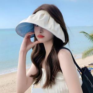[에이치플러스몰]햇빛차단 클램 썬캡 골프모자 챙모자 여성 여름 선캡