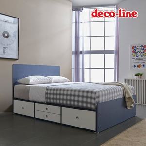 데코라인 코넬 피카 일반 더블 수납 침대+독립매트 DKN078