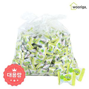[우리가스토리] GG 청포도사탕 4kg 1봉 대용량 사탕