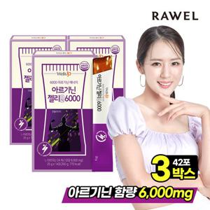로엘 웰업 아르기닌 타우린 젤리스틱 6000 3박스, (25g x 14포)