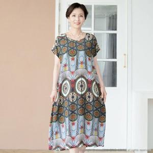 [쉬즈마담]N2265 C엄마옷 시원한여름 인견 원피스