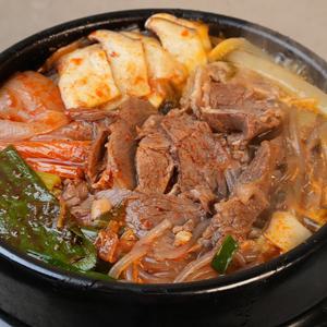 [소노정] 10팩구성! 국내산 소고기버섯 장터국밥 450g x 5팩 + 국내산 한우 사골곰탕 500g x5팩