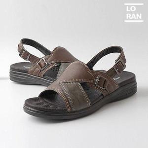[디자이어로즈]3.5cm 이중창 푹신한 남자 여름 가죽샌들 MS5004