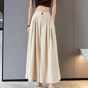 [찜][zzimm]데일리 하이웨이스트 9부 치마바지
