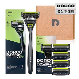 도루코 베이직 스타터킷 면도세트 (면도기+면도날 총5입)/5중날