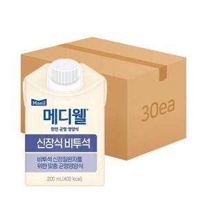 [엠디웰]메디웰 신장식 비투석 200ml 30팩(1박스) 환자균형식 영양보충