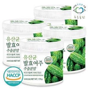 [푸른들판] 국산 발효 여주 추출물 분말 170gx4통 여주농축액 비터멜론 추출 가루 파우더