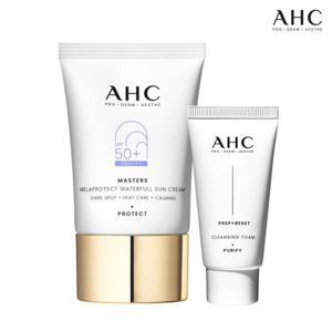 [AHC] 마스터즈 멜라프로텍트 워터풀 선크림 40ml+(GIFT)클렌징폼 30ml
