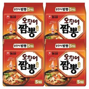 농심 오징어짬뽕 124g X 20봉