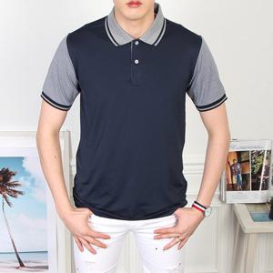 더마인드 남자 반팔카라티 RM반팔스판무지배색