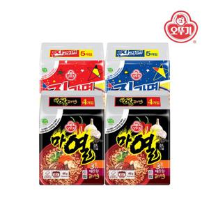 [오뚜기] 마열라면 8봉+진라면 매운맛 5봉+진라면 순한맛 5봉