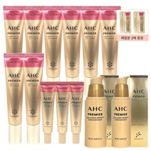 ahc 아이크림 시즌12 로즈 앰플인 육각존 코어 리프팅 40ml 8개+12ml3개+ 밀도세럼2개+체험분 2장