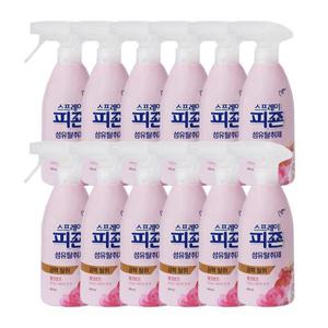 [페브리즈]피죤 스프레이 핑크로즈 490ml x12 섬유 탈취제/정전기 방지