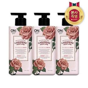 [온더바디]온더바디 퍼퓸 바디로션 러브 400ML x 3개