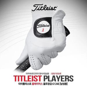 [타이틀리스트]타이틀리스트 PLAYERS(플레이어스) 양피 골프장갑 [6124E/화이트] [남성용]
