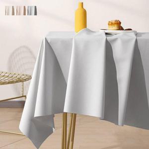 테이블보 부드러운 가죽 방수 식탁보 커버 130x200cm  HWBD146D