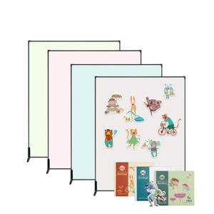 [맘스보드]제제미뇽블랙보드M & 맘스랙 제제 & 동물친구들 3종세트 / 유아 자석 칠판 화이트