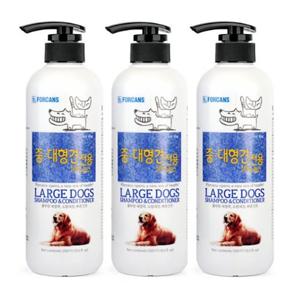 뉴포비스 중대형견전용 강아지 샴푸앤린스 550ml × 3개세트