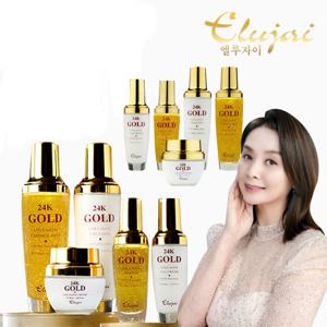 [이응경 추천] 엘루자이 24K순금 콜라겐 기초 5종x2세트(스킨2+에멀젼2+에센스2+영양크림2+아이크림2)