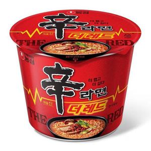 [JHQQR927_52EK]농심 라면 신라면 더레드 117gx12컵