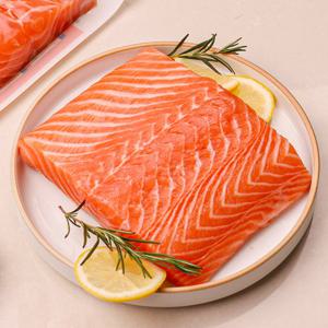 한 번도 얼리지 않은 생연어 500g(전체부위)+타르타르소스 80g 증정