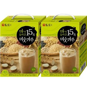 [무료배송] 담터 마가 들어간 15곡 미숫가루 40T x 2개
