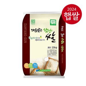 [24년 햅쌀][상등급] 담양농협 대숲맑은 무농약쌀 20kg