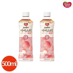 갤러리아_동원 보성홍차 아이스티 제로 복숭아 500ml x 24개