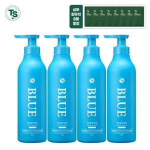 TS블루샴푸 500ml*4개+TS저스트샴푸 6g*8개