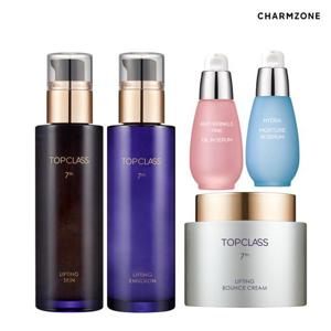 [참존][참존] 탑클래스 리프팅 기초세트 (스킨1/로션1/대용량콜라겐크림1+세럼2)