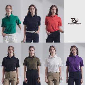 ★무료배송★[팜스프링스] 24SS 여성 드라이쿨 반팔 카라티셔츠 7종 택1