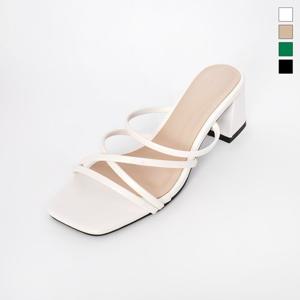 미르바네스슈즈 슬립 다중스트랩 뮬_5cm