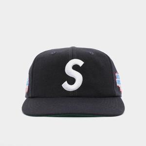 슈프림 25SS 월드 페이머스 S 로고 6패널 공용 볼캡 SS25H23 NAVY