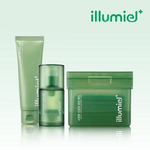 [찰떡궁합]일루미엘 리프팅 감태 기초 풀세트 (패드 70매  + 세럼 30ml + 크림 50ml)