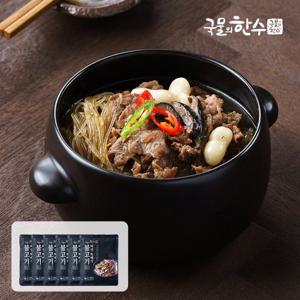 [국물의한수] 버섯 뚝배기 불고기 400g x 6팩 소불고기