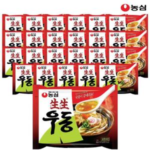 농심 생생우동봉지 253g 24봉 1박스