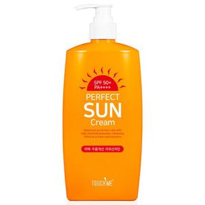 터치미 퍼펙트 자외선 차단 초대용량 선크림 500ml  SPF50+PA++++/ 3중 기능성 골프장 영업장