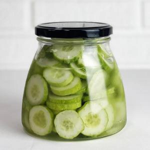 유리병 바이브자 800ml 수제청 잼병 공병 밀폐용기