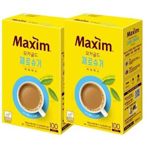 [맥심] 모카골드 제로슈거 100T X 2개