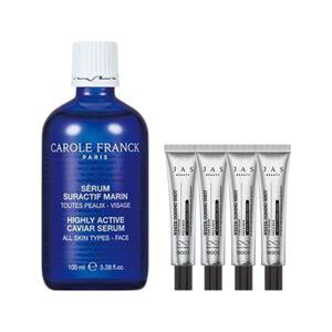 캐롤프랑크 서렉티브 마린 캐비어 세럼 100ml + 쟈스 기미크림 14ml x4