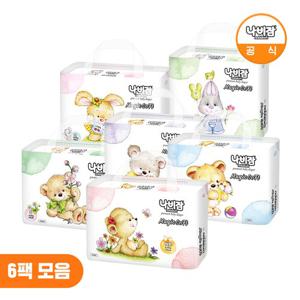 나비잠 기저귀 매직소프트 밴드 6팩 모음